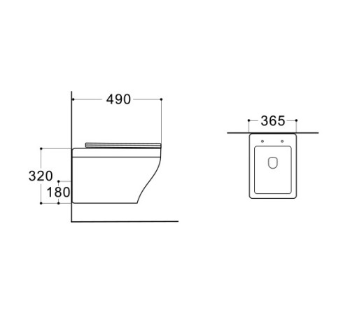 Комплект инсталляции AQUATEK АМАДЕО cm (рама INS-0000012, унитаз AQ1180-00) без кнопки INS-0000012/AQ1180-00