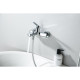 Смеситель для ванны Aquanet Лугано с душевым гарнитуром 3jet хром AQ1748CR