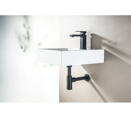 Сифон для раковины Aquatek матовый черный AQ6012MB