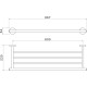Полка для полотенец Aquanet Оберон хром AQ4222CR