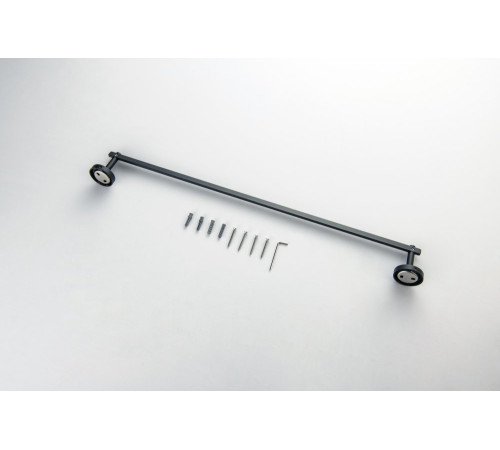 Полотенцедержатель Aquanet БЕТТА 600 мм матовый черный AQ4614MB