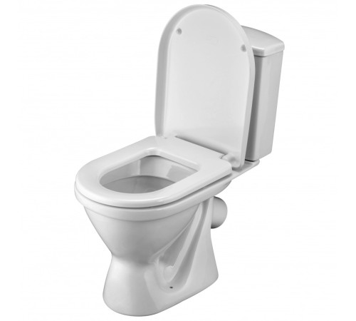 Унитаз-компакт Sanita Luxe Алькор косой выпуск антивсплеск 2 режима дюропласт 1.WH30.2.140