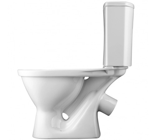 Унитаз-компакт Sanita Luxe Алькор косой выпуск антивсплеск 2 режима дюропласт 1.WH30.2.140