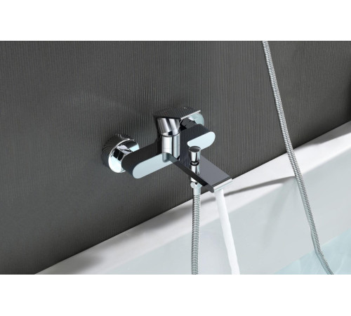 Смеситель для ванны Aquanet ЛИРА хром AQ1440CR