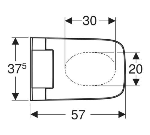 Унитаз-биде подвесной Geberit AquaClean Sela Square хром 146.250.21.1