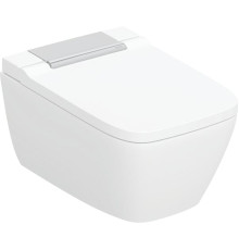 Унитаз-биде подвесной Geberit AquaClean Sela Square хром 146.250.21.1