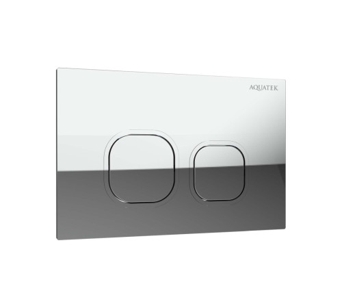 Панель смыва Kordi KDI-0000057 хром глянец ободок хром квадратные кнопки 162х244 мм KDI-0000057