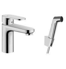 Смеситель для раковины Hansgrohe Vernis Blend с гигиеническим душем 71215000