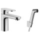 Смеситель для раковины Hansgrohe Vernis Blend с гигиеническим душем 71215000