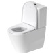 Унитаз-моноблок Duravit D-Neo 37x65 см безободковый белый 0944100005 / 2002090000