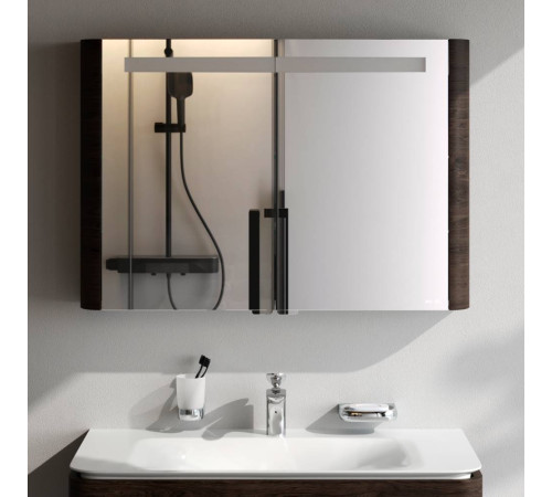 Зеркальный шкаф с подсветкой AM.PM Inspire V2.0 100 см табачный дуб M30MCX1001TF