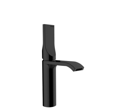 Смеситель для раковины Bossini Apice излив 118 мм с донным клапаном черный матовый E89603.073