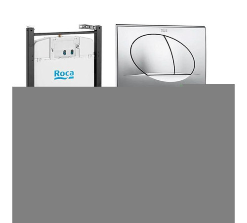 Унитаз подвесной Roca Meridian 36.5x48 см с инсталляцией сиденьем и клавишей смыва 7.8931.0.411.0