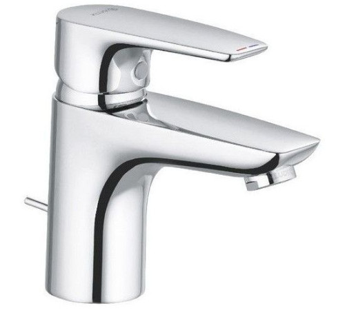 Смеситель для раковины Kludi PureSolid 75 мм со сливным гарнитуром 7 л/мин 343820575