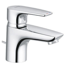 Смеситель для раковины Kludi PureSolid 60 мм со сливным гарнитуром 7 л/мин 343850575