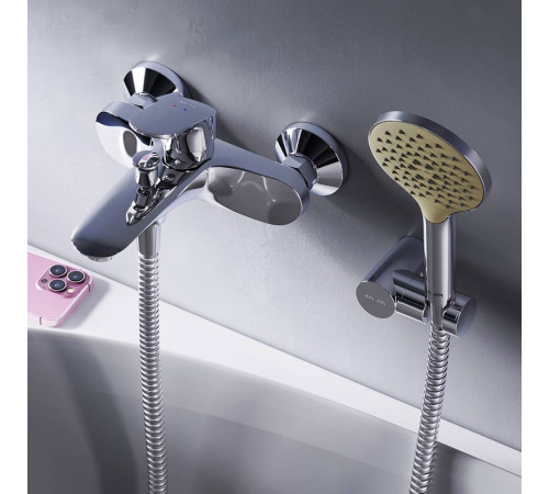 Смеситель для ванны и душа AM.PM Like с душевым набором F8015000