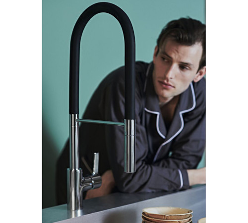 Смеситель для кухни Ideal Standard Gusto с вытяжным изливом R-типа хром BD417AA