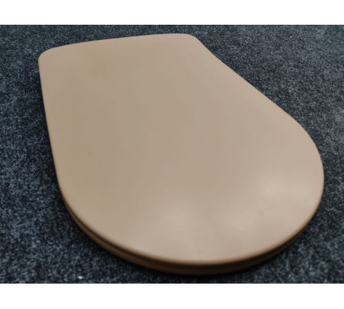 Сиденье для унитаза Kerasan Nolita SLIM быстросъемное Bruno matt петли хром 539188