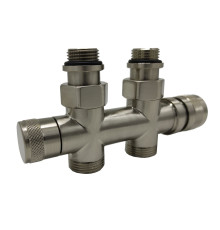 Узел нижнего подключения SR Rubinetterie Tondera прямой 1/2x3/4 Никель матовый 0682-1500NSE0