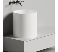 Раковина накладная Salini Armonia 04 46х45 см S-Sense без отверстия белый глянцевый 130118G