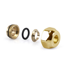 Фитинг для медной трубы SR Rubinetterie O-Ring Ø 15 x 24/19 золото 0481-1900D0E0