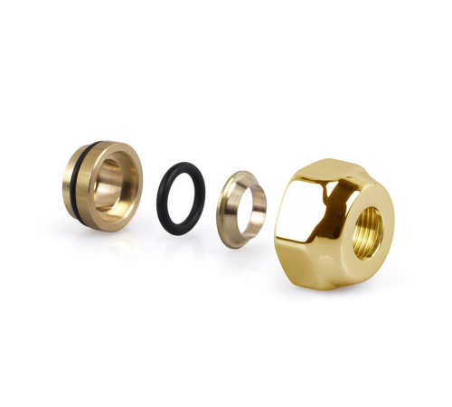 Фитинг для медной трубы SR Rubinetterie O-Ring Ø 15 x 24/19 золото 0481-1900D0E0