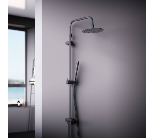 Душевая система AM.PM Scandinavian Pure со смесителем матовый черный 936000300