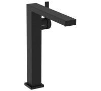 Смеситель для раковины hansgrohe Tecturis E 243 мм CoolStart PushOpen черный матовый 73070670