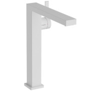 Смеситель для раковины hansgrohe Tecturis E 243 мм CoolStart PushOpen белый матовый 73070700