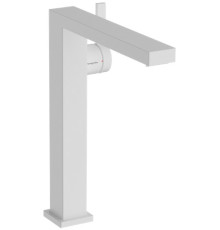Смеситель для раковины hansgrohe Tecturis E 243 мм CoolStart PushOpen белый матовый 73070700