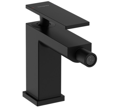 Смеситель для биде hansgrohe Tecturis E со сливным гарнитуром черный матовый 73200670