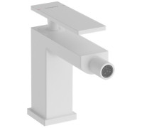 Смеситель для биде Hansgrohe Tecturis E со сливным гарнитуром белый матовый 73200700