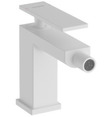 Смеситель для биде Hansgrohe Tecturis E со сливным гарнитуром белый матовый 73200700