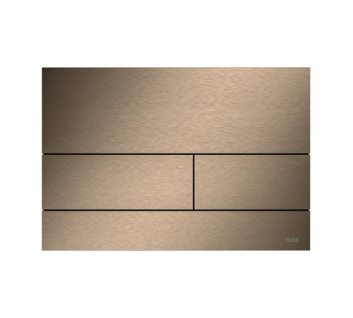 Панель смыва для унитаза TECE TECEsquare II металлическая PVD Brushed Red Gold 9240848