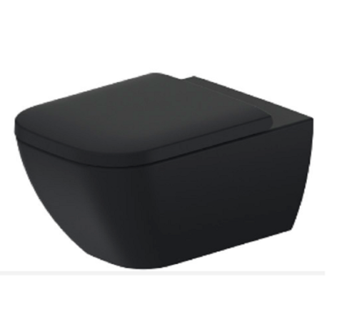 Унитаз подвесной Duravit Happy D.2 Rimless 365x540x335 мм антрацит матовый 222209AD00