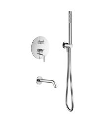 Набор для ванны Aquanet с изливом и смесителем хром AQM8406CR