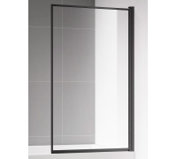 Шторка на ванну Aquanet Delta 800x1400 мм стекло 6 мм профиль черный матовый AQM2859-R