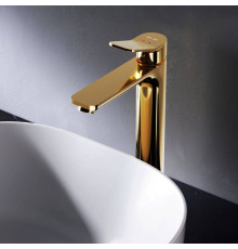 Смеситель для раковины высокий AM.PM X-Joy золото F85A92099