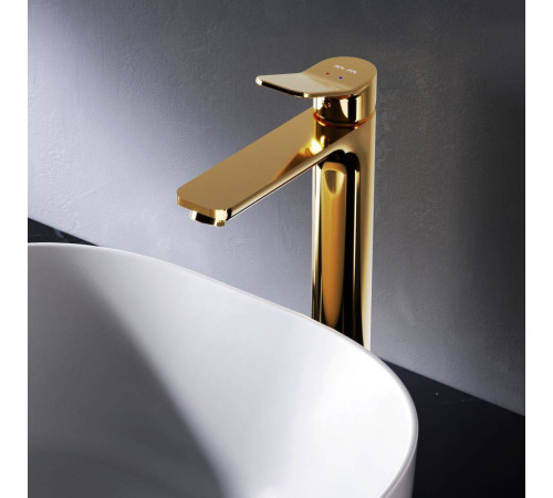 Смеситель для раковины высокий AM.PM X-Joy золото F85A92099