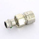 Муфта разъемная Viega Sanpress Inox 15х3/4 пресс-В с плоским уплотнением 437466