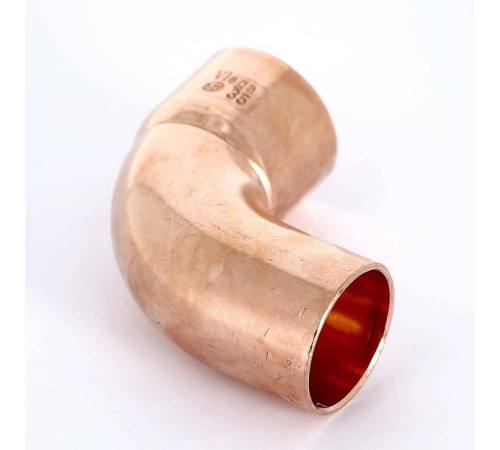 Угол медный 90 градусов однораструбный под пайку Viega 35 мм 107079