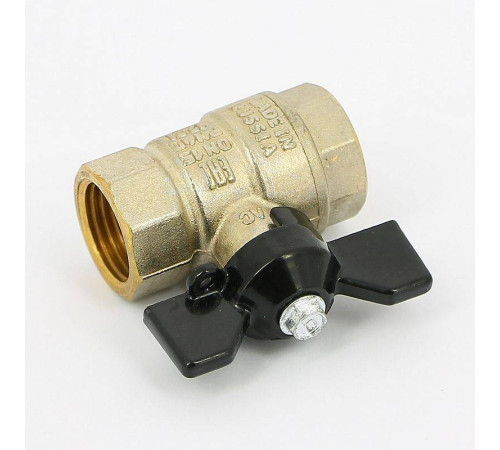 Кран шаровой LD Pride 47.300.15 полнопроходной 1/2 ВР/ВР бабочка 47.300.15