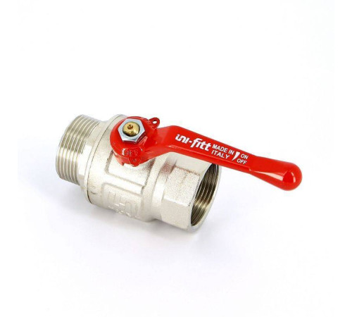 Кран шаровой Uni-Fitt полнопроходной НВ рычаг 1 1/4 111L5000