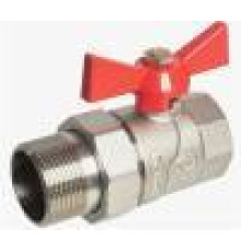 Кран шаровой Euros Grand с американкой бабочка 1/2 ВР-НР EU.ST1287030 12