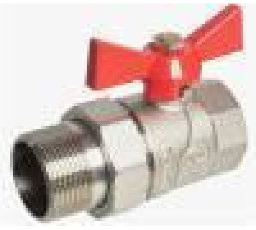 Кран шаровой Euros Grand с американкой бабочка 1/2 ВР-НР EU.ST1287030 12