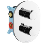 Смеситель термостатический скрытого монтажа Ravak CR 067.00 для R-box Multi X070075