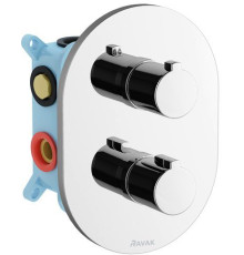 Смеситель термостатический скрытого монтажа Ravak CR 067.00 для R-box Multi X070075
