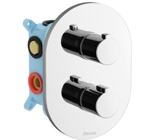 Смеситель термостатический скрытого монтажа Ravak CR 067.00 для R-box Multi X070075