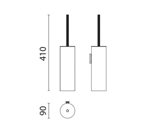 Ершик для унитаза Oasis Defile подвесной золото 0AGD012OR