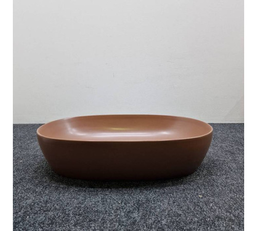 Раковина накладная Azzurra Elegance Circle 60x40 см Rame ECI60 RA